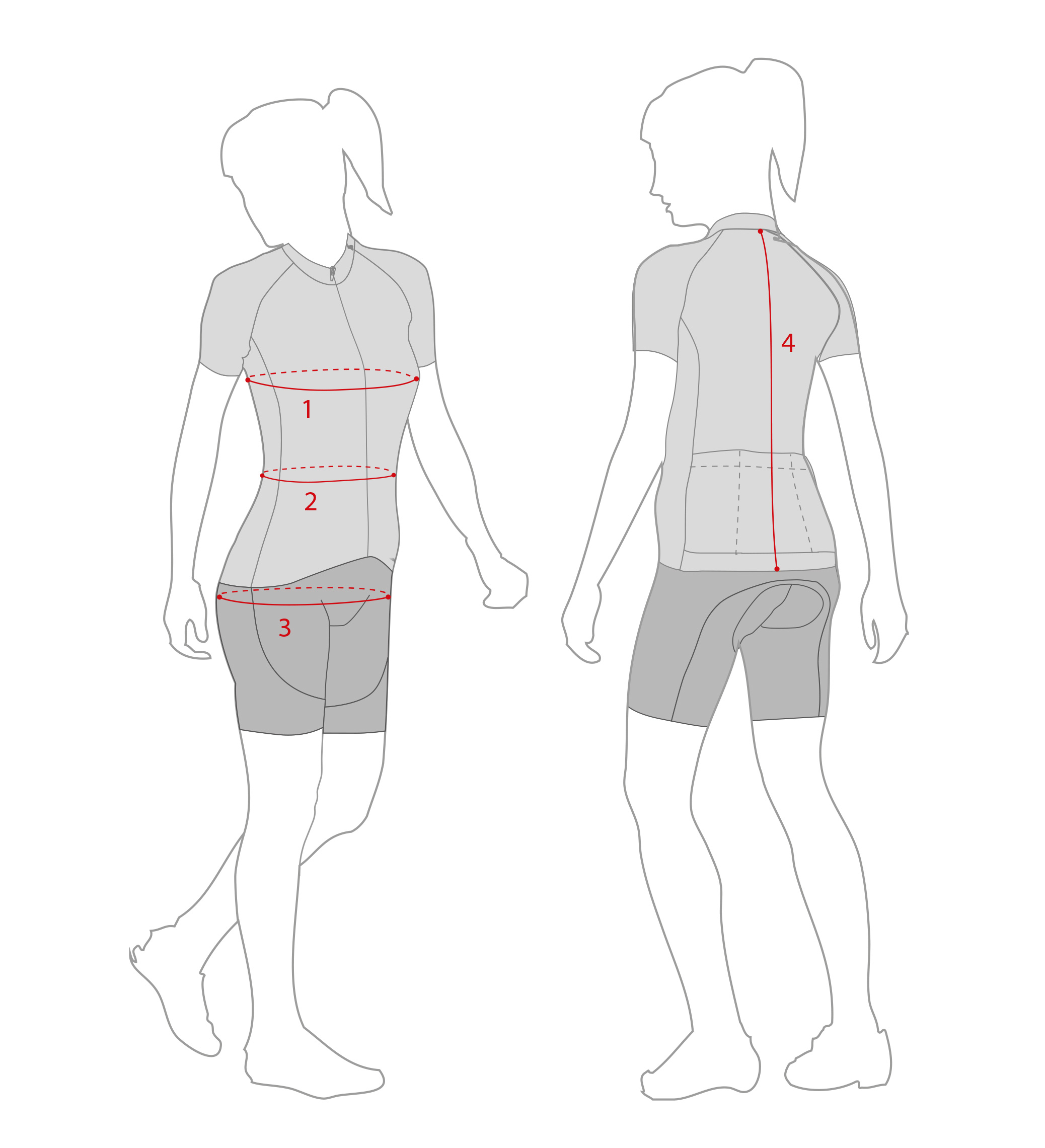 man cycling size guide